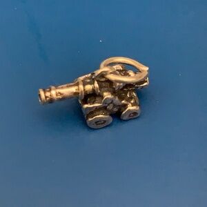 .925 Cannon Sterling Silver Jewelry Charm #history #historical #travel